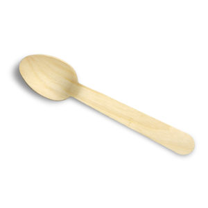 Ezee Wooden Spoon - 160/140 mm, 100 Pcs