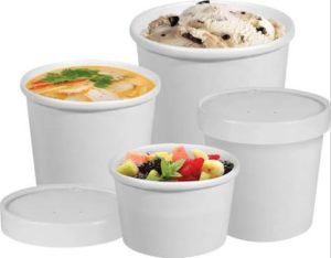 Paper Container with Lids
