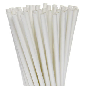 Ezee White Paper Straws